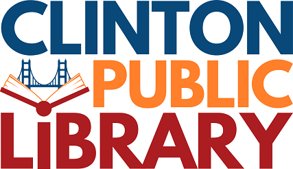 clinton public library logo